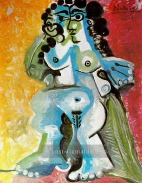  65 Galerie - Femme nue assise 1965 Kubismus
